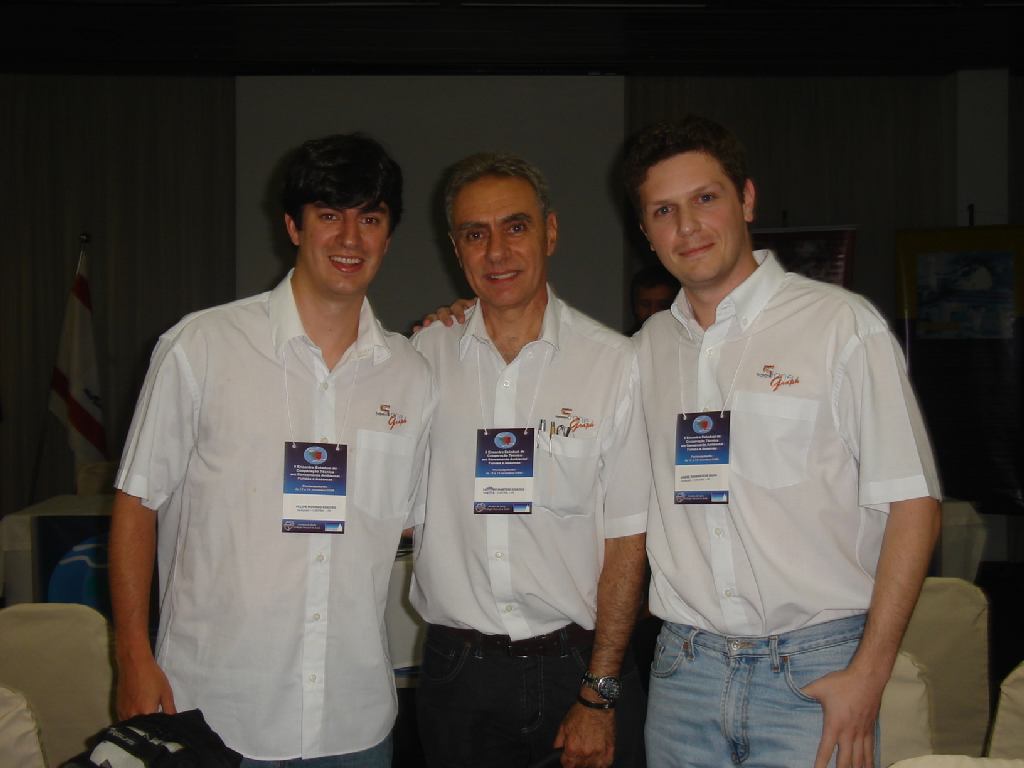 Felipe, Leandro e Andr� - Evento da Assemae em Florian�polis - Nov/2008